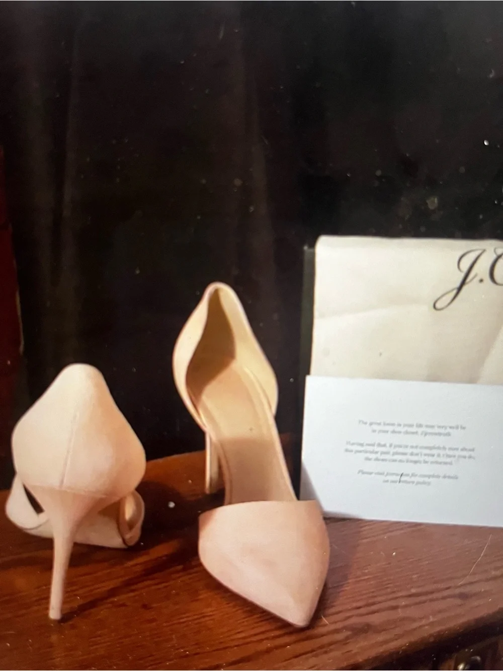 J. Crew Blush Nude Pointed-Toe Stiletto Pumps